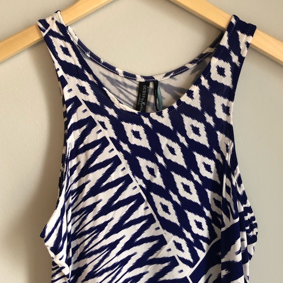 Blue & White Maxi Dress by Marciano - Picture 4 of 4